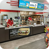 In-store menu board promotions